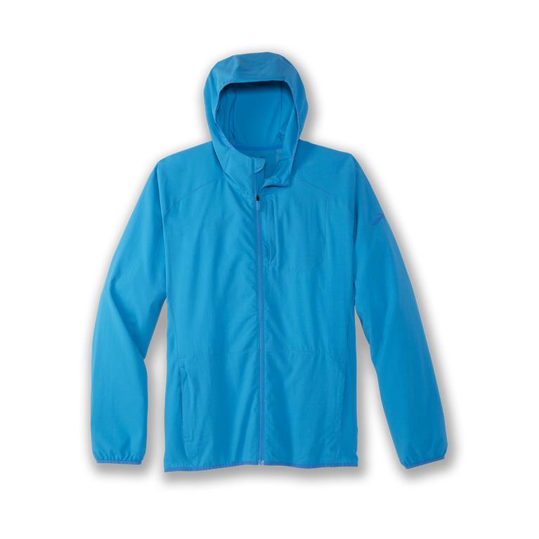 Brooks Canopy - Mens Running Jackets - Electric Blue (01742TXCE)